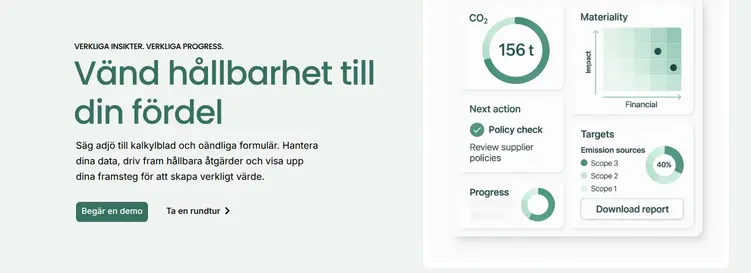 Skärmdump av ECOchartings webbplats