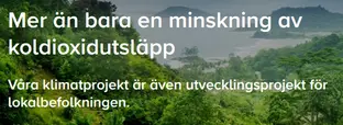 Skärmdump av ClimatePartner Sweden ABs webbplats