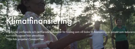 Skärmdump av Zero Missions webbplats